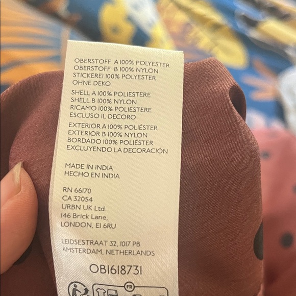 Polka Dot Lace-Trim Maxi Dress in Chestnut Brown - Picture 7 of 12